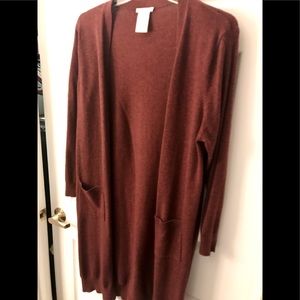 Long cardigan duster